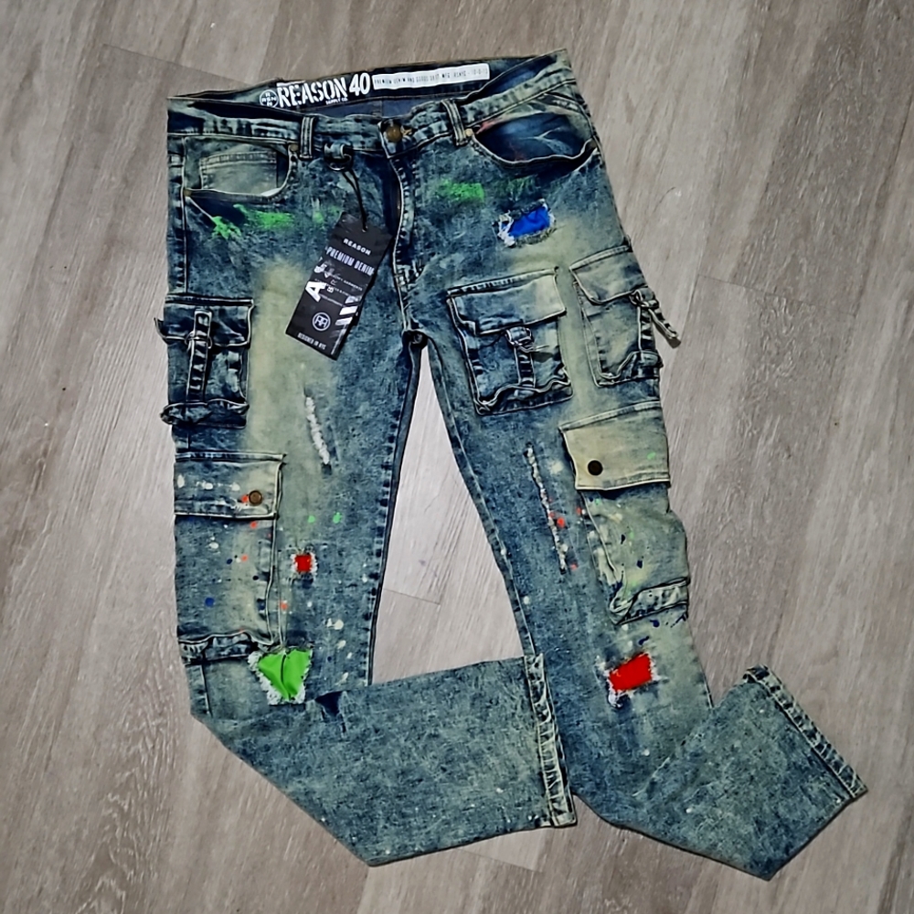 🔥CARGO JEANS💯